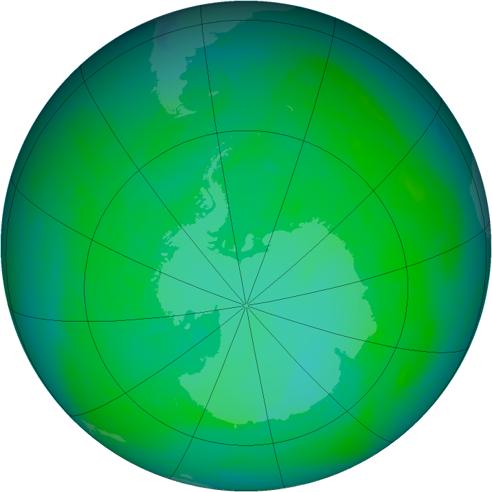 Ozone Map 1982-12-27